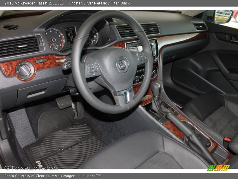 Tungsten Silver Metallic / Titan Black 2013 Volkswagen Passat 2.5L SEL
