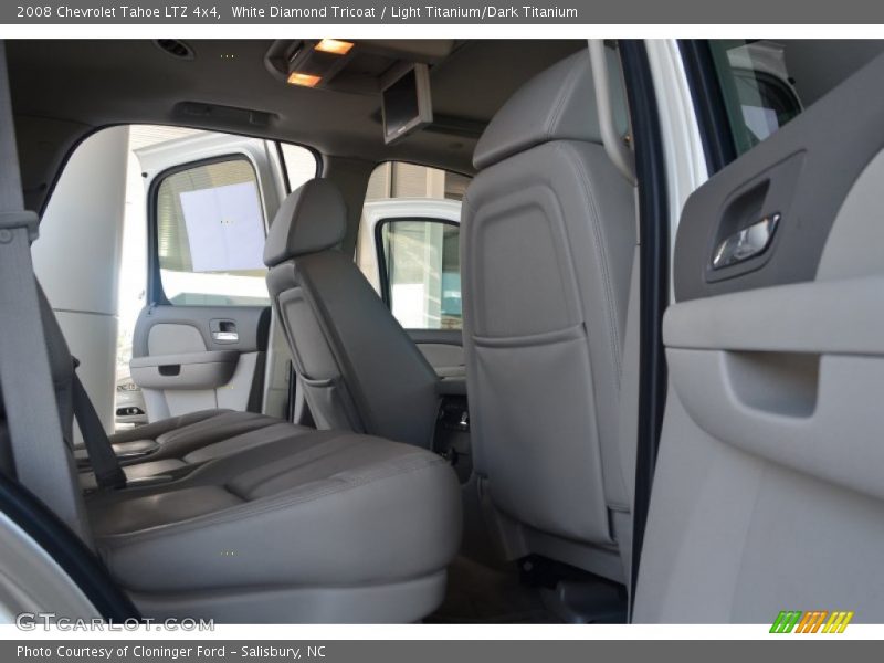 White Diamond Tricoat / Light Titanium/Dark Titanium 2008 Chevrolet Tahoe LTZ 4x4