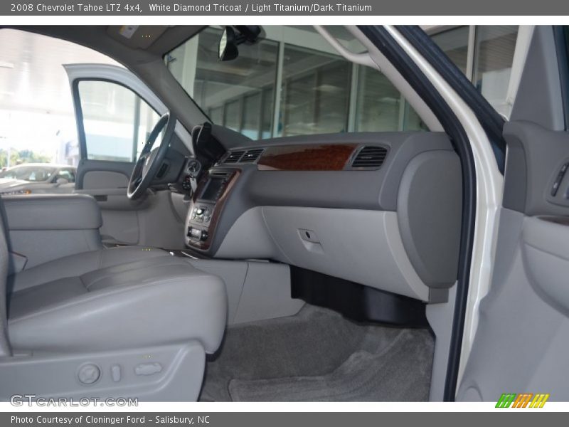White Diamond Tricoat / Light Titanium/Dark Titanium 2008 Chevrolet Tahoe LTZ 4x4