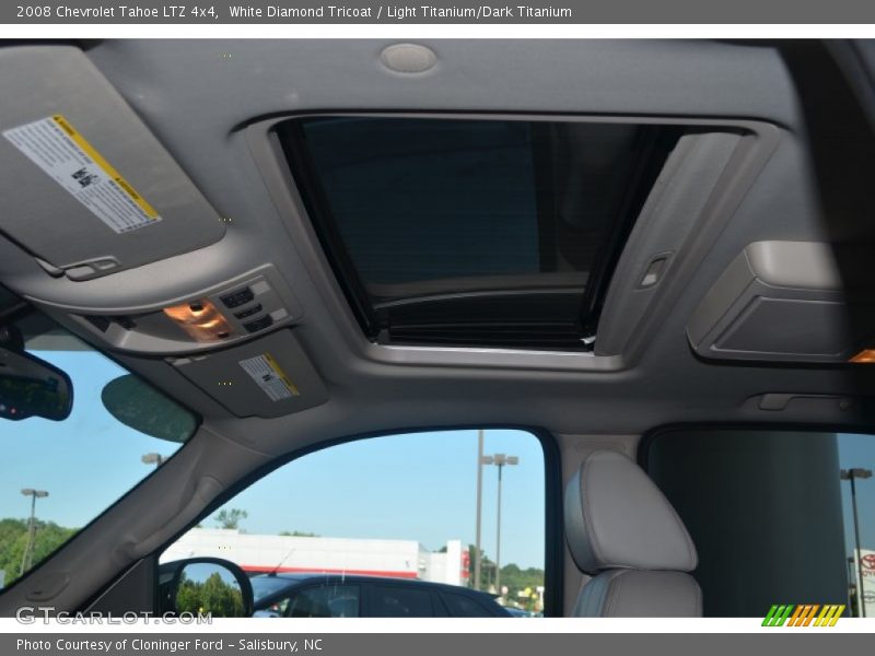 White Diamond Tricoat / Light Titanium/Dark Titanium 2008 Chevrolet Tahoe LTZ 4x4