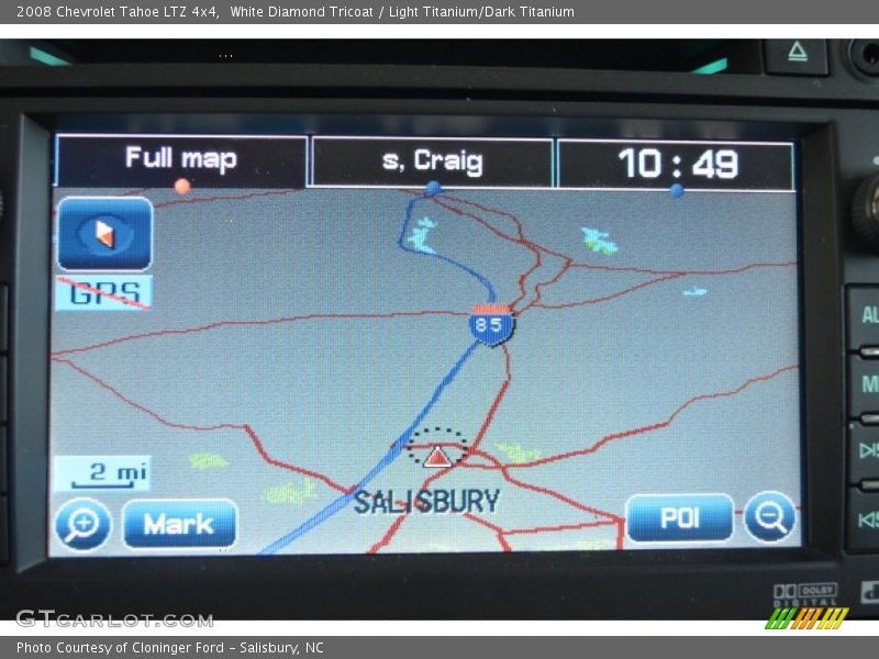 White Diamond Tricoat / Light Titanium/Dark Titanium 2008 Chevrolet Tahoe LTZ 4x4