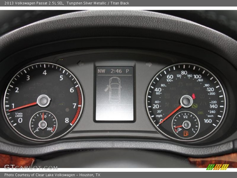 Tungsten Silver Metallic / Titan Black 2013 Volkswagen Passat 2.5L SEL