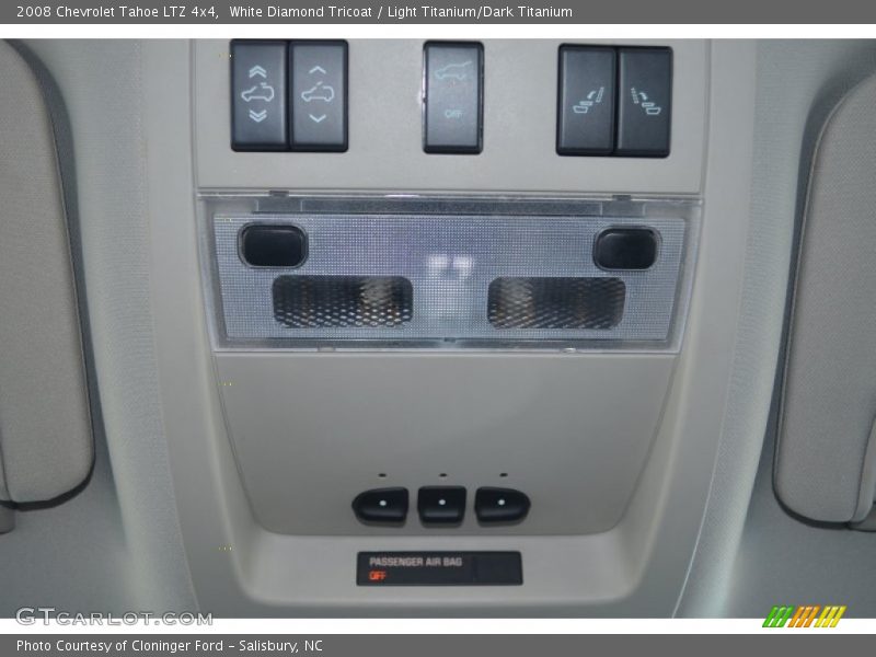 White Diamond Tricoat / Light Titanium/Dark Titanium 2008 Chevrolet Tahoe LTZ 4x4