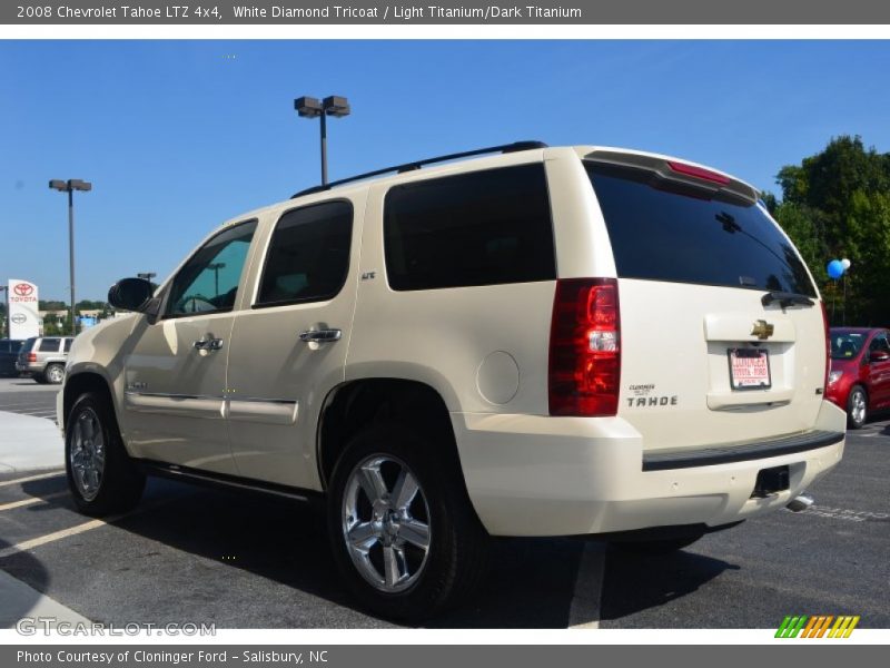 White Diamond Tricoat / Light Titanium/Dark Titanium 2008 Chevrolet Tahoe LTZ 4x4