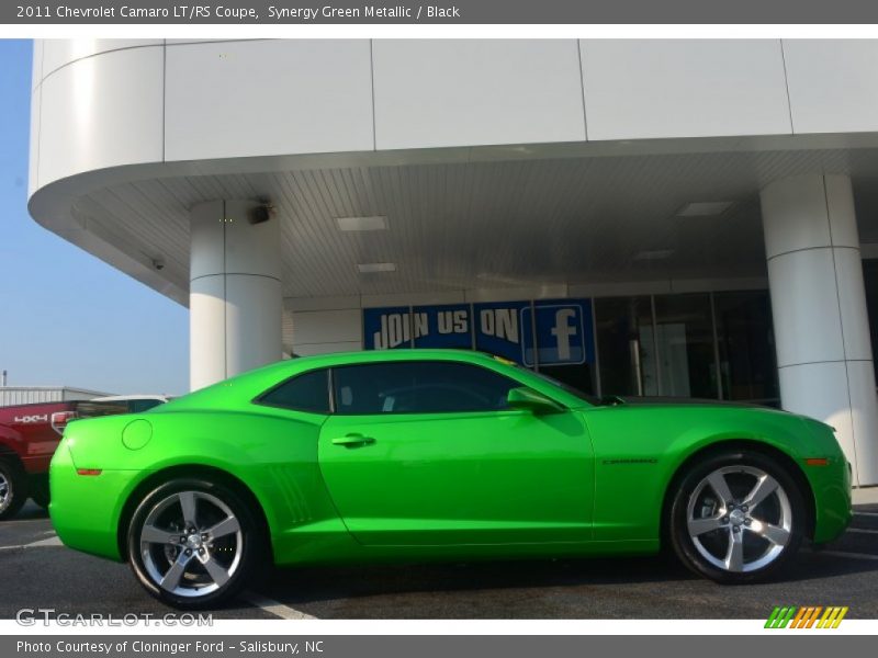 Synergy Green Metallic / Black 2011 Chevrolet Camaro LT/RS Coupe