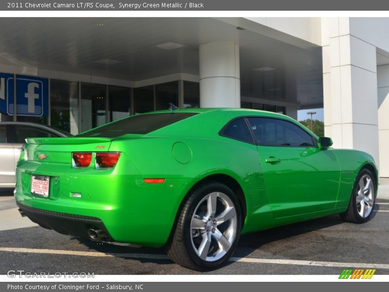 Synergy Green Metallic / Black 2011 Chevrolet Camaro LT/RS Coupe