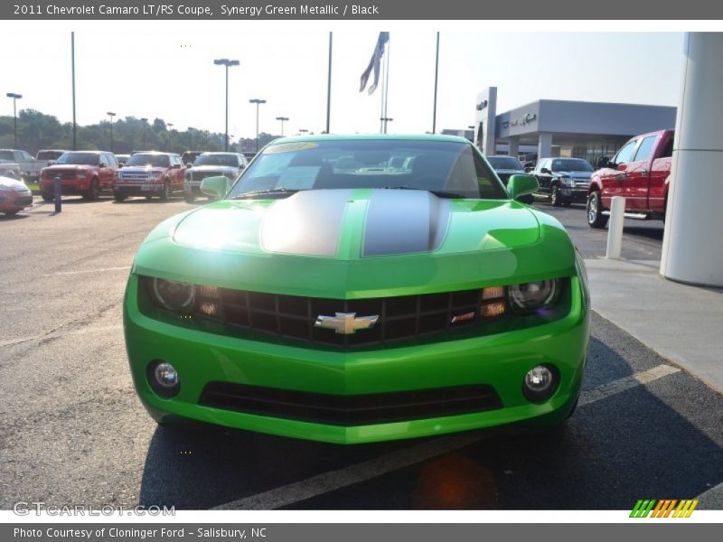 Synergy Green Metallic / Black 2011 Chevrolet Camaro LT/RS Coupe