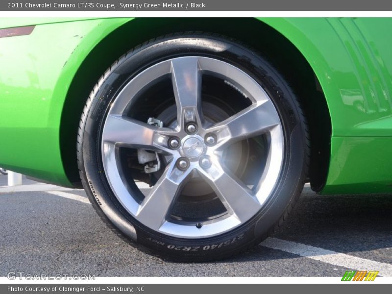 Synergy Green Metallic / Black 2011 Chevrolet Camaro LT/RS Coupe
