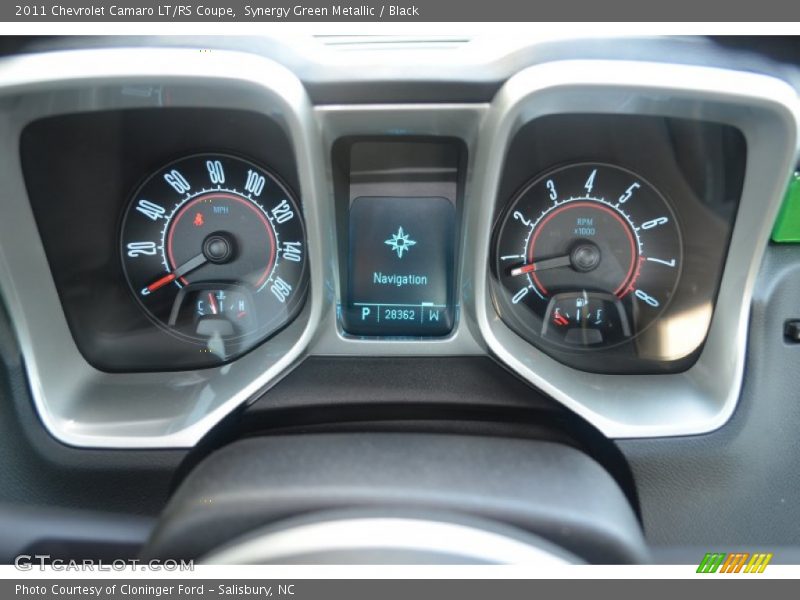 Synergy Green Metallic / Black 2011 Chevrolet Camaro LT/RS Coupe