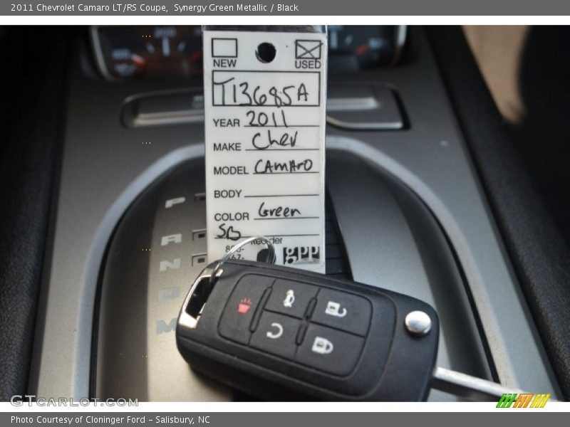 Synergy Green Metallic / Black 2011 Chevrolet Camaro LT/RS Coupe