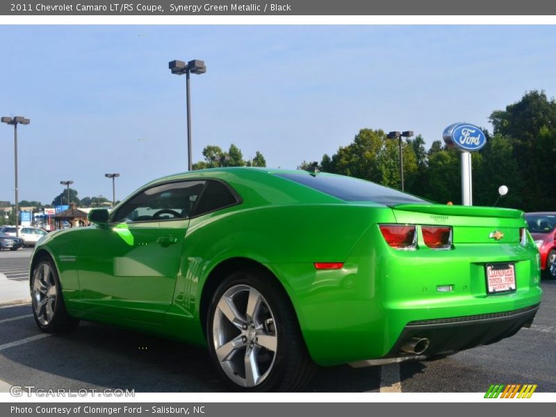 Synergy Green Metallic / Black 2011 Chevrolet Camaro LT/RS Coupe