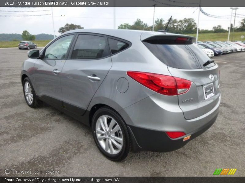 Graphite Gray / Black 2013 Hyundai Tucson Limited AWD