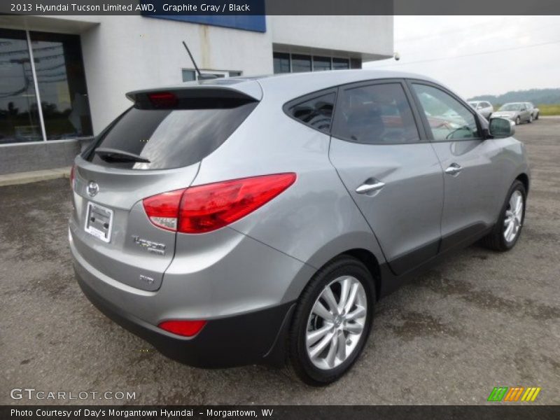 Graphite Gray / Black 2013 Hyundai Tucson Limited AWD