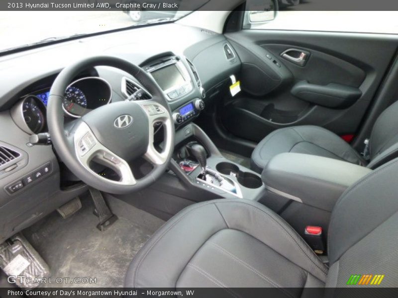 Graphite Gray / Black 2013 Hyundai Tucson Limited AWD