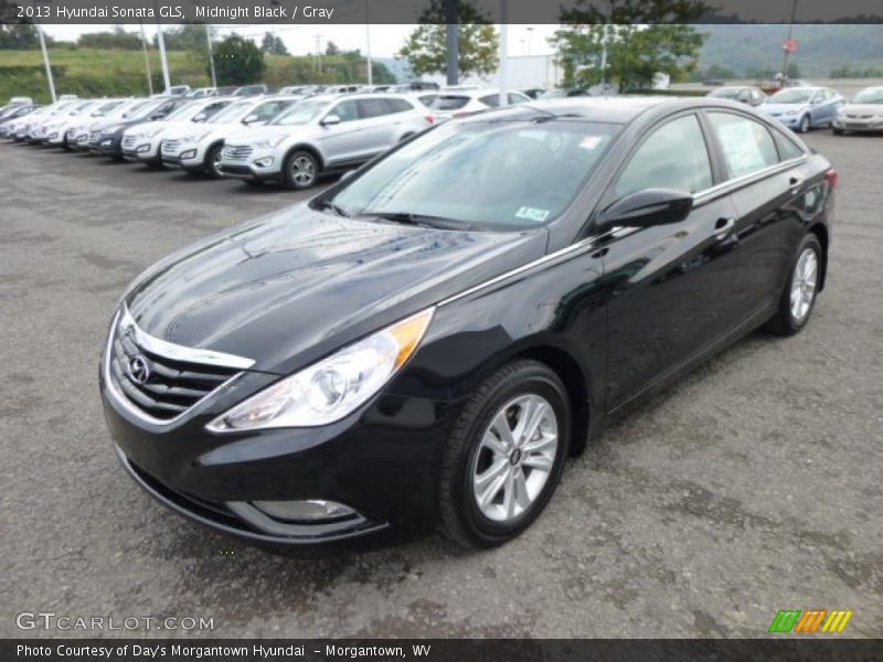 Midnight Black / Gray 2013 Hyundai Sonata GLS
