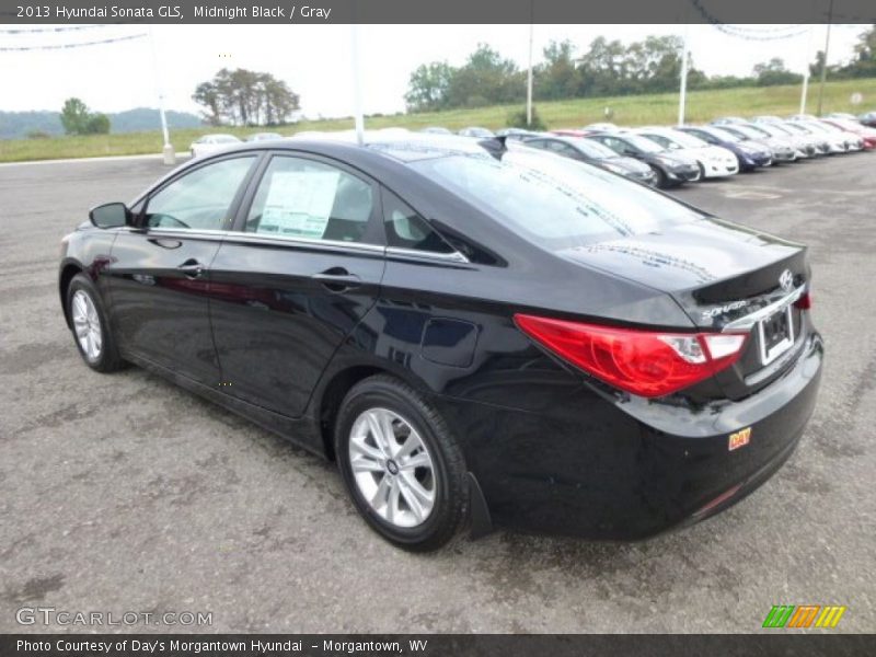 Midnight Black / Gray 2013 Hyundai Sonata GLS