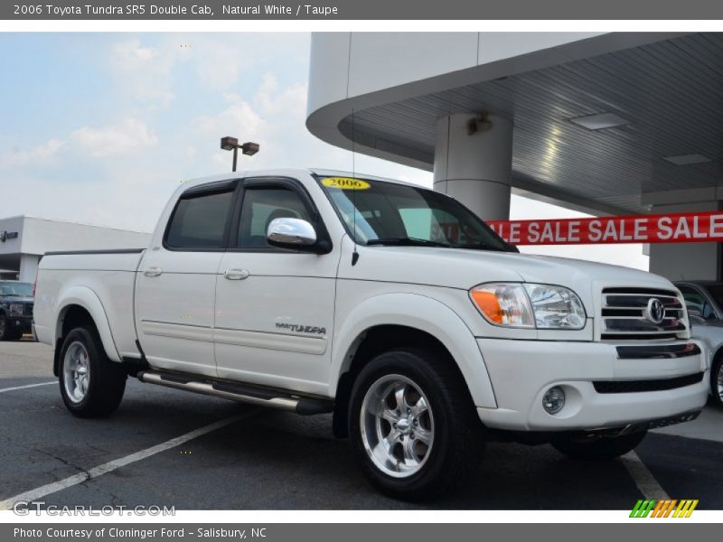 Natural White / Taupe 2006 Toyota Tundra SR5 Double Cab