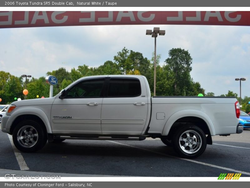 Natural White / Taupe 2006 Toyota Tundra SR5 Double Cab