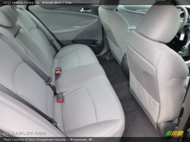 Midnight Black / Gray 2013 Hyundai Sonata GLS