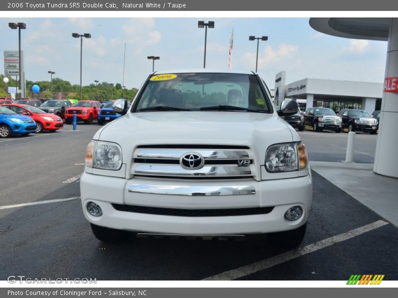 Natural White / Taupe 2006 Toyota Tundra SR5 Double Cab