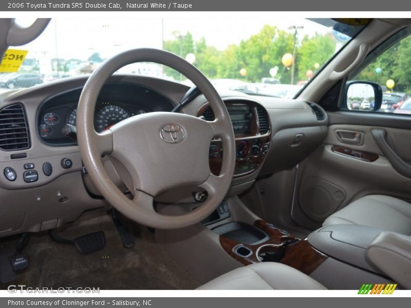 Natural White / Taupe 2006 Toyota Tundra SR5 Double Cab