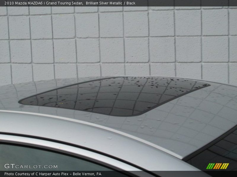 Brilliant Silver Metallic / Black 2010 Mazda MAZDA6 i Grand Touring Sedan