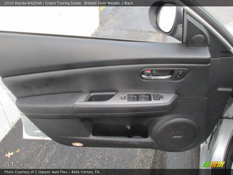 Brilliant Silver Metallic / Black 2010 Mazda MAZDA6 i Grand Touring Sedan