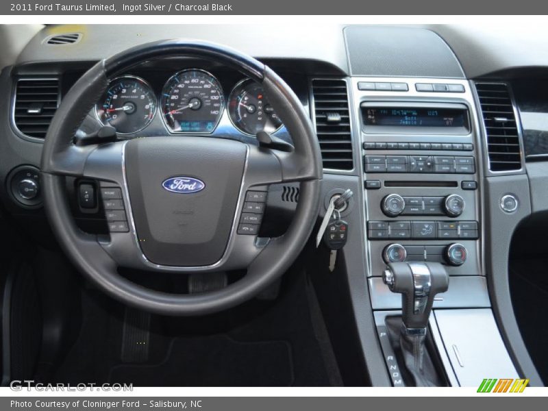Ingot Silver / Charcoal Black 2011 Ford Taurus Limited