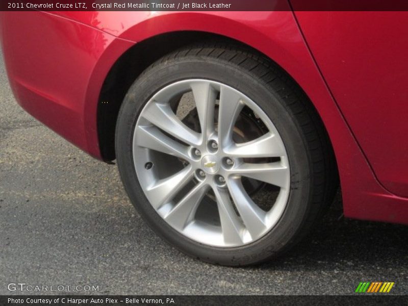 Crystal Red Metallic Tintcoat / Jet Black Leather 2011 Chevrolet Cruze LTZ