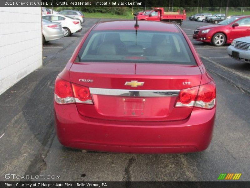 Crystal Red Metallic Tintcoat / Jet Black Leather 2011 Chevrolet Cruze LTZ