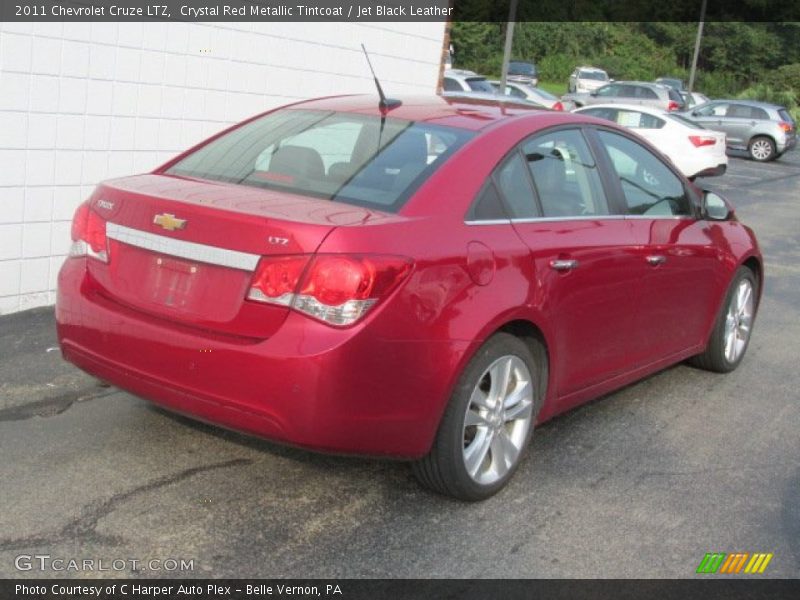 Crystal Red Metallic Tintcoat / Jet Black Leather 2011 Chevrolet Cruze LTZ