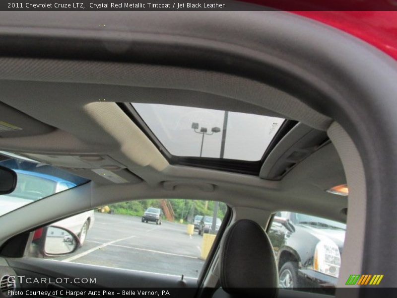Crystal Red Metallic Tintcoat / Jet Black Leather 2011 Chevrolet Cruze LTZ