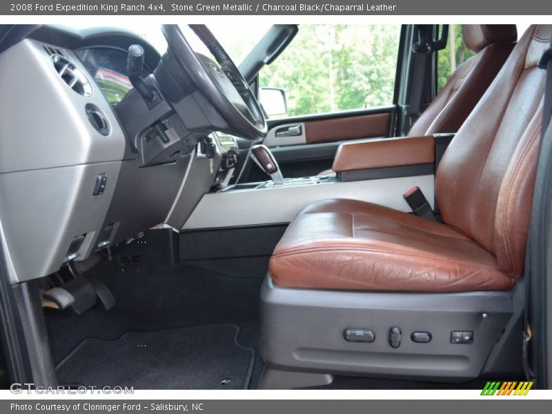  2008 Expedition King Ranch 4x4 Charcoal Black/Chaparral Leather Interior