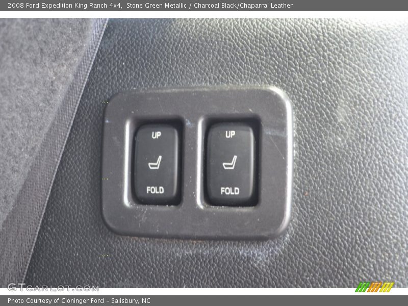 Stone Green Metallic / Charcoal Black/Chaparral Leather 2008 Ford Expedition King Ranch 4x4