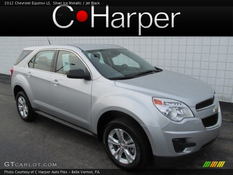 Silver Ice Metallic / Jet Black 2012 Chevrolet Equinox LS