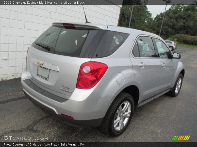 Silver Ice Metallic / Jet Black 2012 Chevrolet Equinox LS