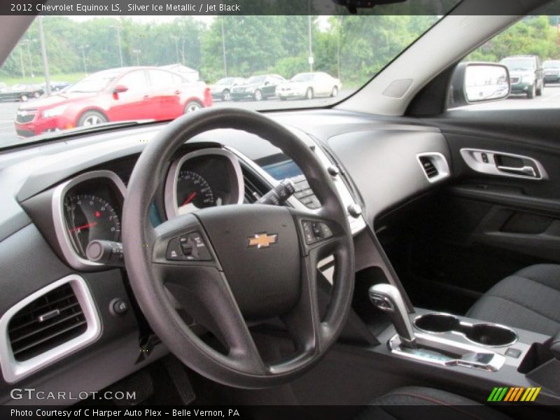 Silver Ice Metallic / Jet Black 2012 Chevrolet Equinox LS