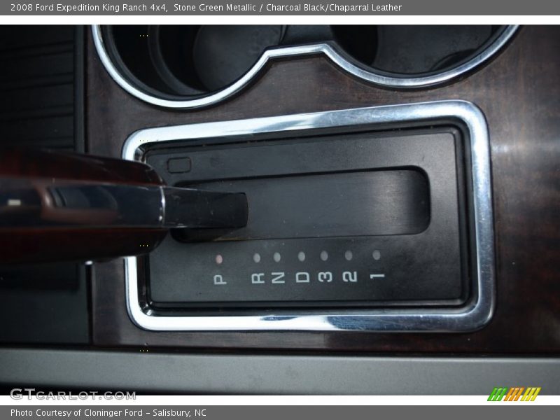 Stone Green Metallic / Charcoal Black/Chaparral Leather 2008 Ford Expedition King Ranch 4x4