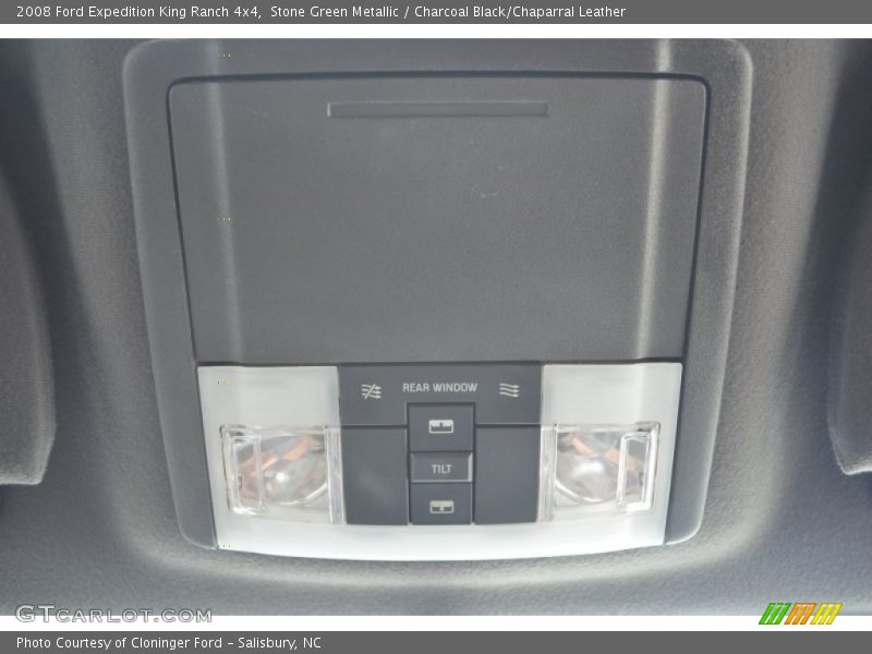 Stone Green Metallic / Charcoal Black/Chaparral Leather 2008 Ford Expedition King Ranch 4x4