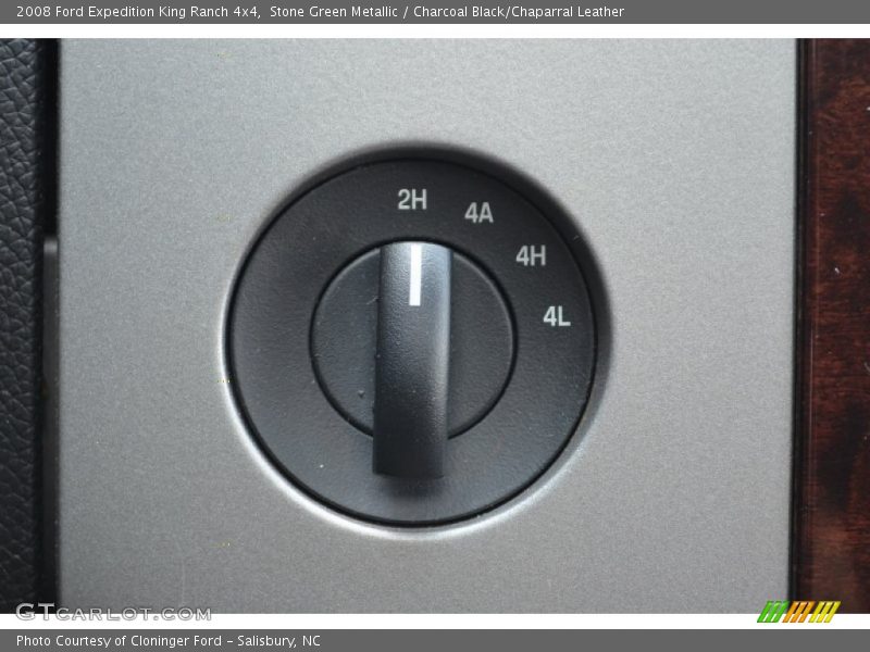 Stone Green Metallic / Charcoal Black/Chaparral Leather 2008 Ford Expedition King Ranch 4x4