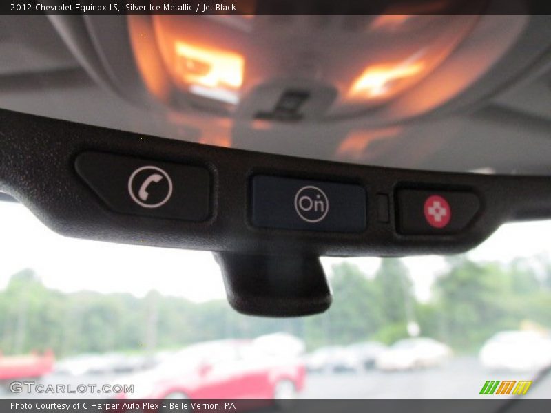 Silver Ice Metallic / Jet Black 2012 Chevrolet Equinox LS