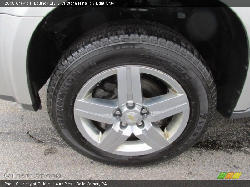 Silverstone Metallic / Light Gray 2008 Chevrolet Equinox LT