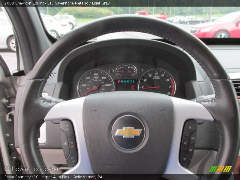 Silverstone Metallic / Light Gray 2008 Chevrolet Equinox LT