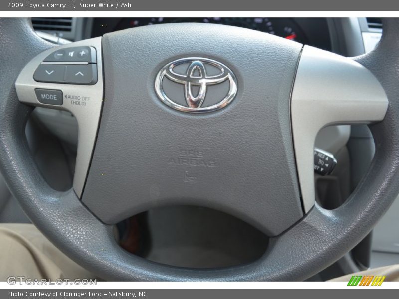Super White / Ash 2009 Toyota Camry LE