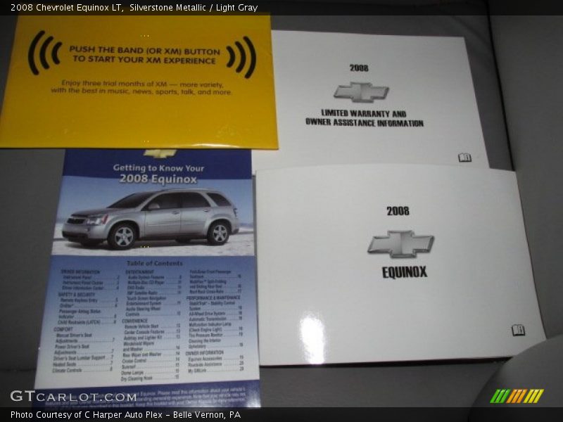 Silverstone Metallic / Light Gray 2008 Chevrolet Equinox LT