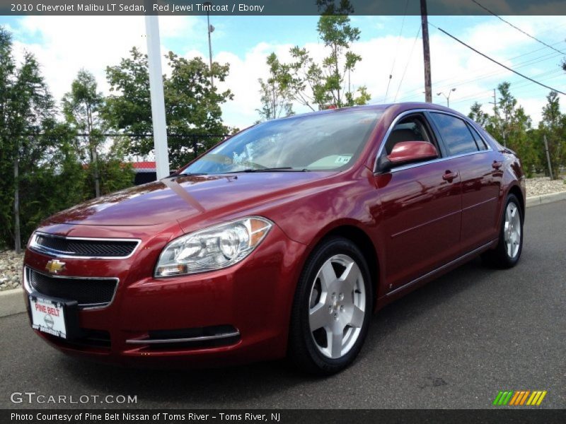 Red Jewel Tintcoat / Ebony 2010 Chevrolet Malibu LT Sedan