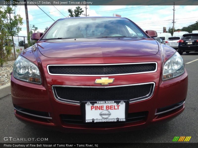 Red Jewel Tintcoat / Ebony 2010 Chevrolet Malibu LT Sedan
