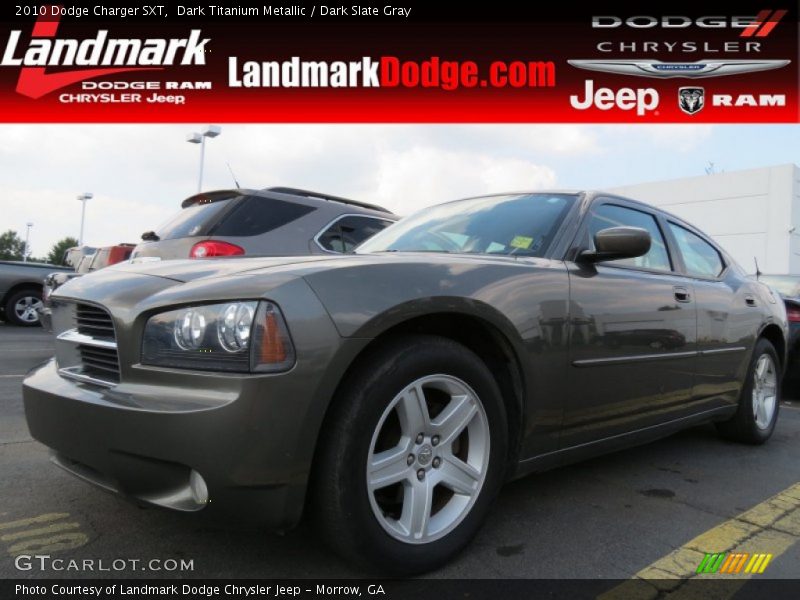 Dark Titanium Metallic / Dark Slate Gray 2010 Dodge Charger SXT