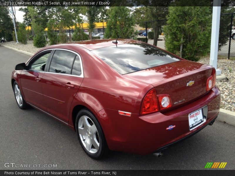 Red Jewel Tintcoat / Ebony 2010 Chevrolet Malibu LT Sedan