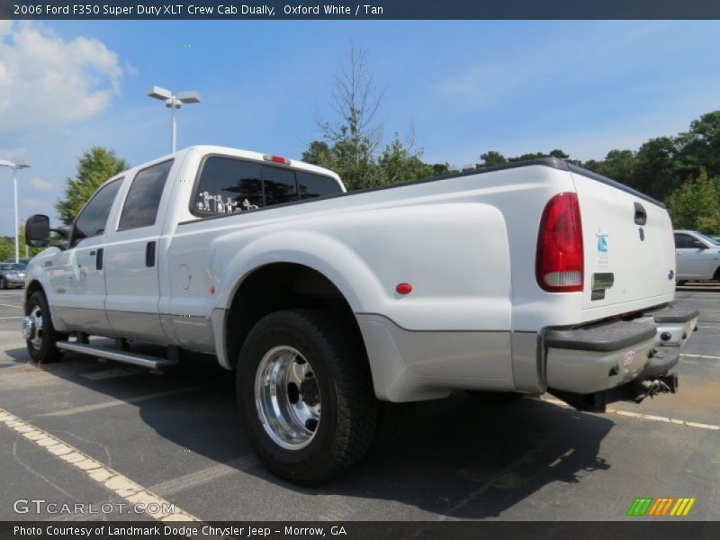 Oxford White / Tan 2006 Ford F350 Super Duty XLT Crew Cab Dually